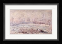 Frost near Vetheuil, 1880 Fine Art Print