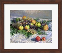 Still Life with Pears and Grapes, 1880 Fine Art Print