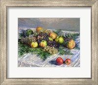 Still Life with Pears and Grapes, 1880 Fine Art Print
