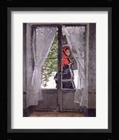 The Red Cape (Madame Monet) c.1870 Fine Art Print