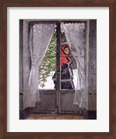 The Red Cape (Madame Monet) c.1870 Fine Art Print