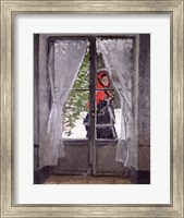 The Red Cape (Madame Monet) c.1870 Fine Art Print