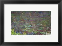 Waterlilies at Sunset, detail from the right hand side, 1915-26 Fine Art Print