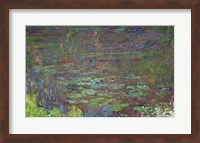 Waterlilies at Sunset, detail from the right hand side, 1915-26 Fine Art Print