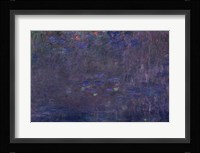 Waterlilies: Reflections of Trees, detail from the right hand side, 1915-26 Fine Art Print