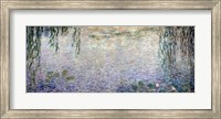 Waterlilies: Morning with Weeping Willows, detail of the central section, 1915-26 Fine Art Print