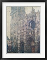 Rouen Cathedral, West Portal, Grey Weather, 1894 Fine Art Print