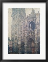 Rouen Cathedral, West Portal, Grey Weather, 1894 Fine Art Print
