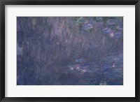 Waterlilies: Reflections of Trees, detail from the left hand side, 1915-26 Fine Art Print
