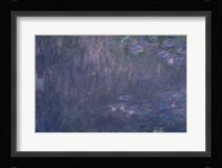 Waterlilies: Reflections of Trees, detail from the left hand side, 1915-26 Fine Art Print