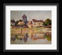 By the River at Vernon, 1883 Fine Art Print