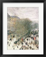 Boulevard des Capucines, 1873-4 Fine Art Print