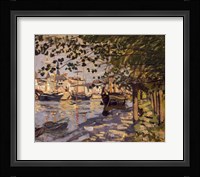 Seine at Rouen, 1872 Fine Art Print