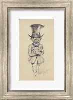 Groom in a top hat, 1857 Fine Art Print