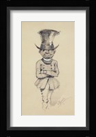 Groom in a top hat, 1857 Fine Art Print