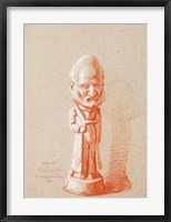 Portrait of a shareholder, from a plaster of Cuquemelle Fine Art Print