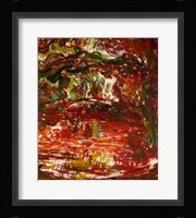 The Japanese Bridge at Giverny, detail, 1918-24 Fine Art Print