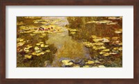 The Lily Pond - yellow Fine Art Print