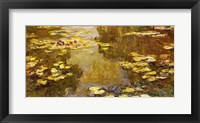 The Lily Pond - yellow Fine Art Print