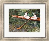 The Pink Rowing Boat Fine Art Print
