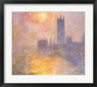 The Houses of Parliament, Sunset, 1904 Fine Art Print