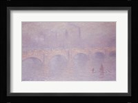 Waterloo Bridge, Hazy Sunshine Fine Art Print