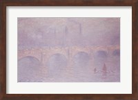 Waterloo Bridge, Hazy Sunshine Fine Art Print