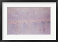 Waterloo Bridge, Hazy Sunshine Fine Art Print