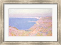 On the Cliffs near Dieppe, Sunset, 1897 Fine Art Print