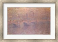The Thames at London, Waterloo Bridge, 1903 Fine Art Print