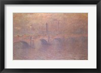 The Thames at London, Waterloo Bridge, 1903 Fine Art Print