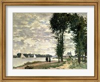 The Banks of the Seine at Argenteuil, 1872 Fine Art Print