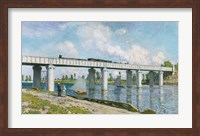 Railway Bridge at Argenteuil, 1873 Fine Art Print