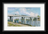 Railway Bridge at Argenteuil, 1873 Fine Art Print