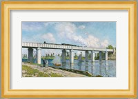 Railway Bridge at Argenteuil, 1873 Fine Art Print