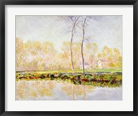 The Banks of the River Epte at Giverny, 1887 Fine Art Print