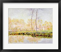 The Banks of the River Epte at Giverny, 1887 Fine Art Print
