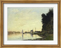 Argenteuil, Late Afternoon, 1872 Fine Art Print