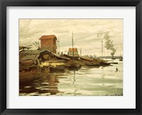 The Seine at Petit-Gennevilliers, 1872 Fine Art Print