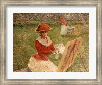 Blanche Hoschede Painting, 1892 Fine Art Print