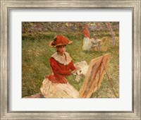 Blanche Hoschede Painting, 1892 Fine Art Print