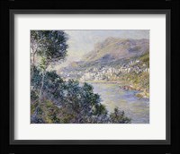 Monte Carlo, Vue de Cap Martin, 1884 Framed Print