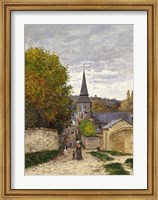 Street in Sainte-Adresse, 1868-70 Fine Art Print