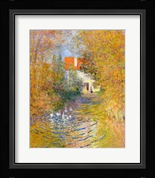 The Duck Pond, 1874 Framed Print