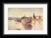 The Seine at Lavacourt, 1880 Fine Art Print