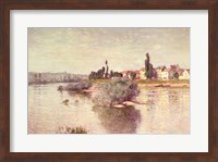 The Seine at Lavacourt, 1880 Fine Art Print