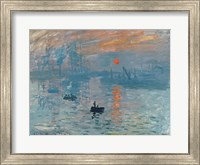 Impression: Sunrise, 1872 Fine Art Print