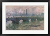 Waterloo Bridge, 1901 Fine Art Print