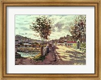 The Seine at Bougival, 1869 Fine Art Print