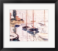 Sailboats on the Seine Fine Art Print